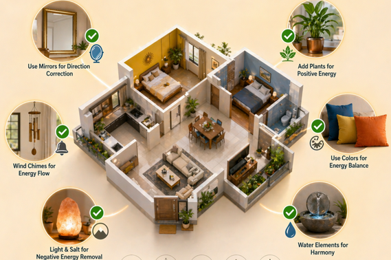 A detailed 3D house floor plan model highlighting home interior layout guidelines recommended by the best Vastu consultant in India.
