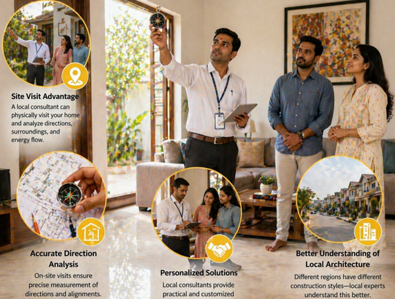 A best vastu consultant in india guiding a family during a home Vastu analysis to ensure harmony and positive energy in their living space.